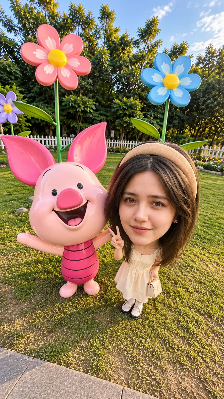 Meitu Big Head Tiny Body AI Photo Prompt - 3D Animation AI Prompt for Midjourney, ChatGPT & Gemini