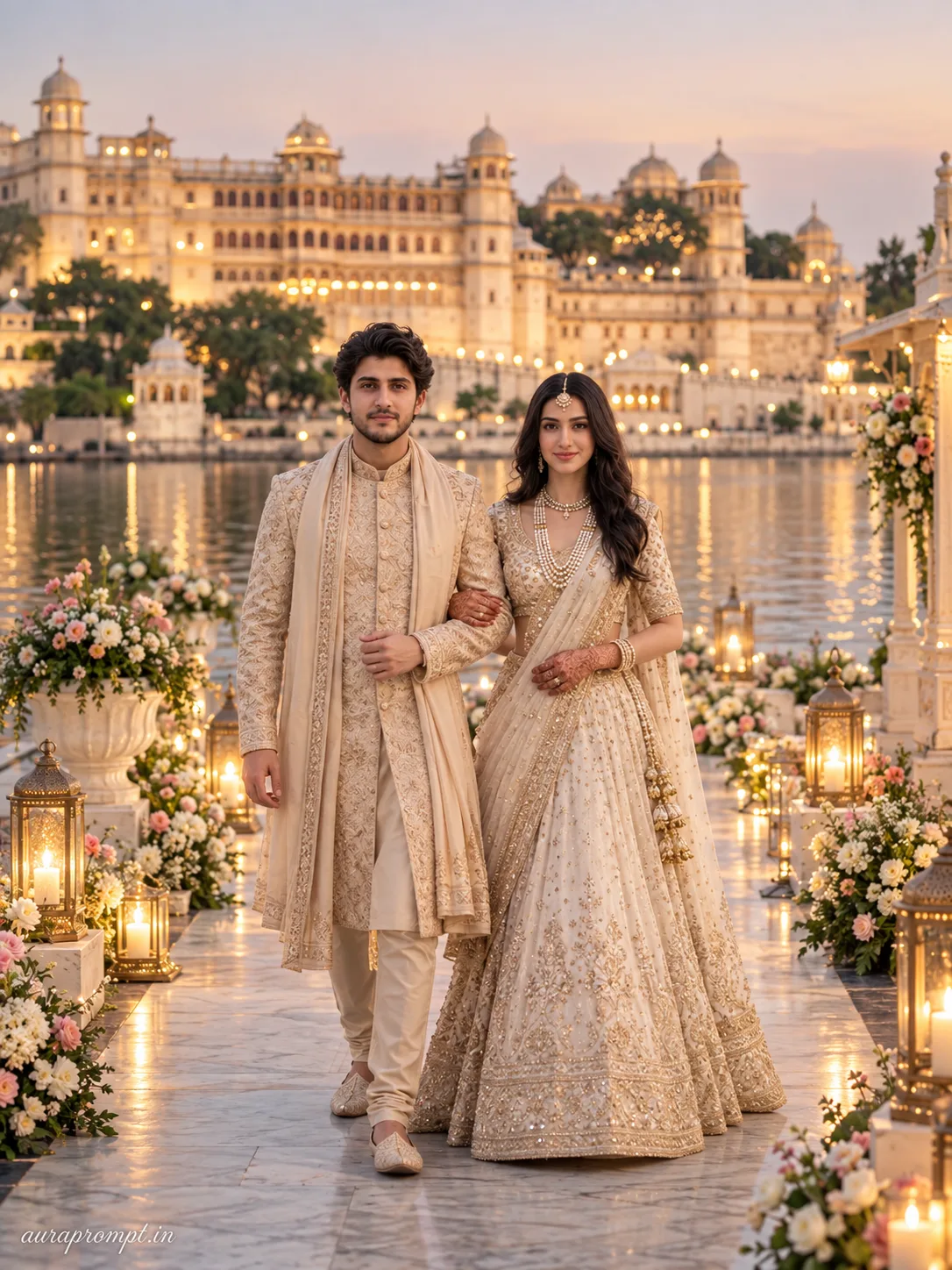 Royal Palace Wedding AI Prompt - Portraits AI Prompt for Midjourney, ChatGPT & Gemini
