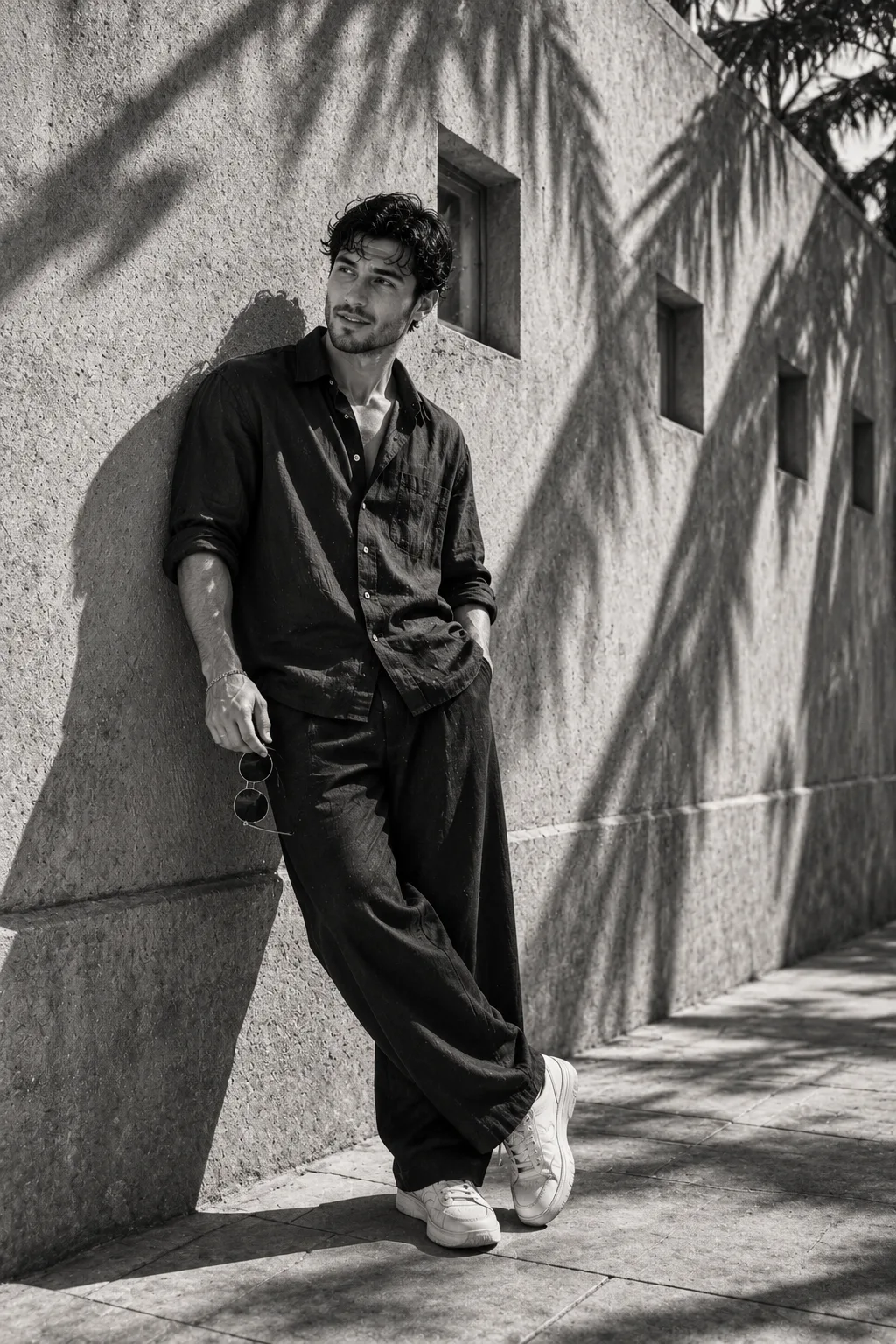 Black and White Street Fashion AI Photo Prompt - Portraits AI Prompt for Midjourney, ChatGPT & Gemini