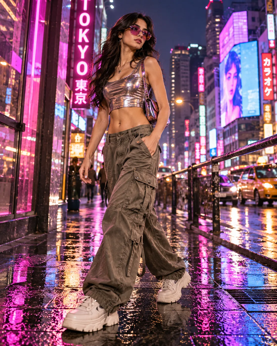 Y2K Neon Street Fashion AI Photo Prompt - Portraits AI Prompt for Midjourney, ChatGPT & Gemini